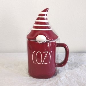Rae Dunn Artisan Collection by Magenta COZY Gnome Mug with Lid New